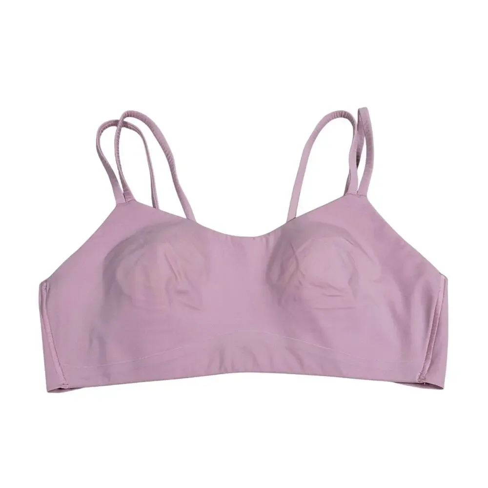 Lululemon Like a Cloud Light Support Bra B/C Cup Size 10 Rose Blush Yoga Pilates